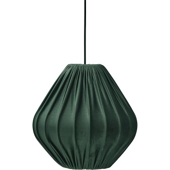 Lampa wisząca abażur Malmo aksamit szmaragdowy